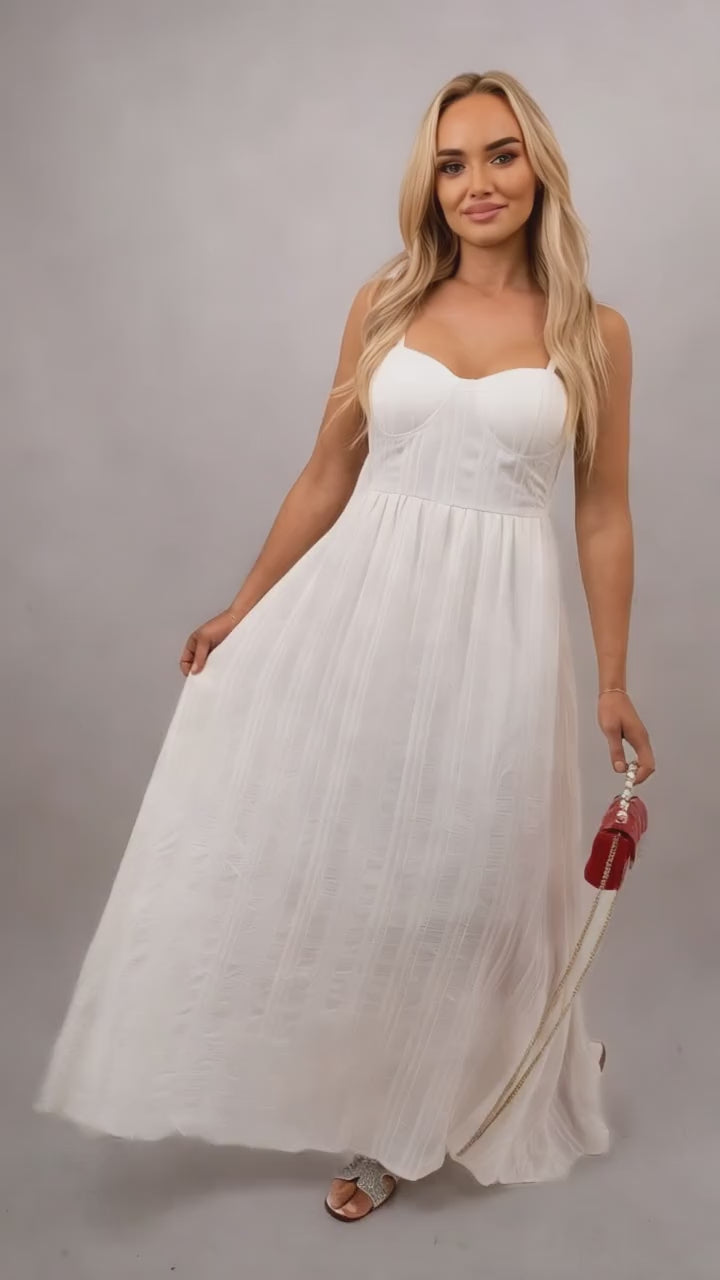 Spaghetti Strap Summer Maxi Dress