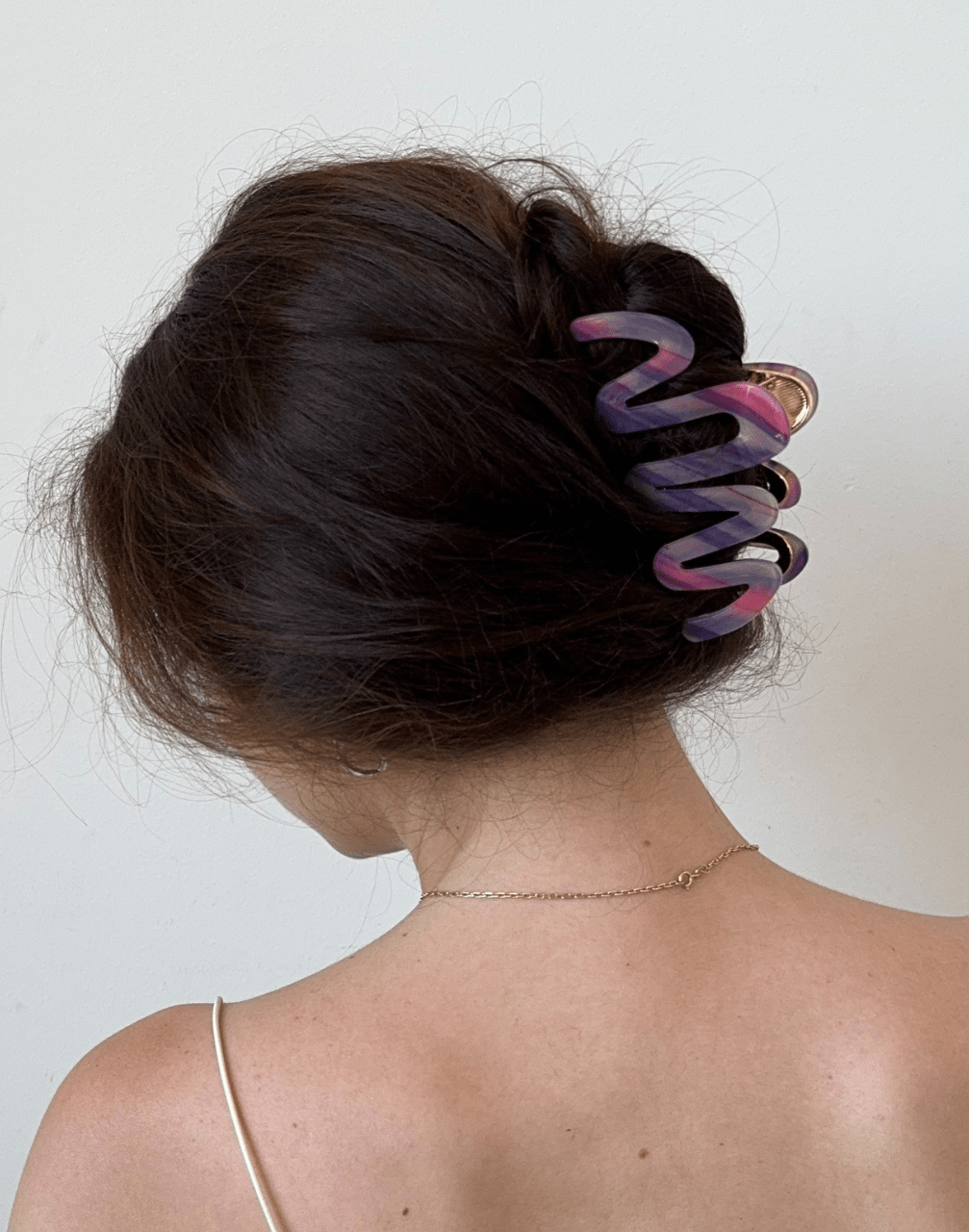 Wavy Twist / Purple / Hair Clips - Miola