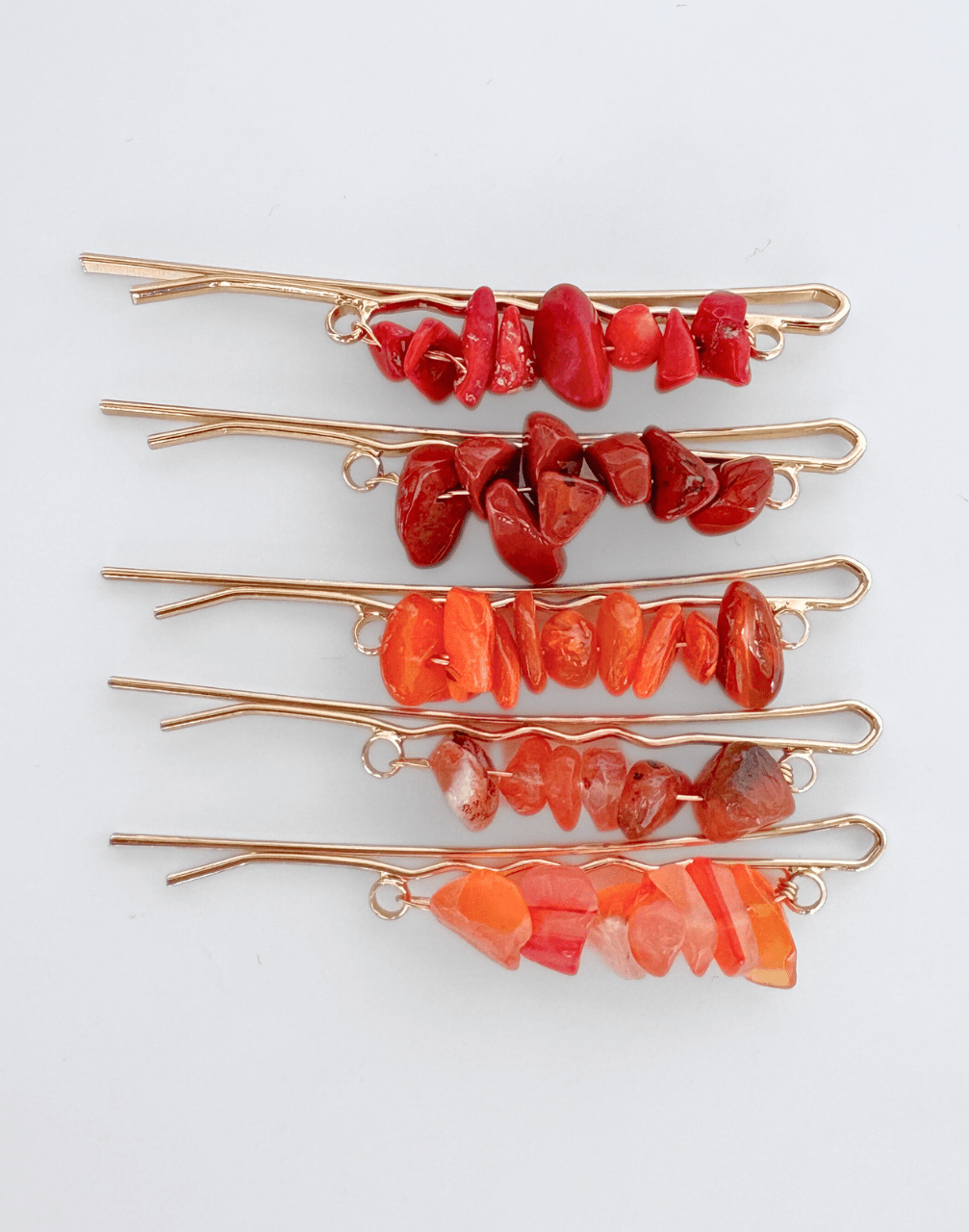 Stone Pins/ Yellow / Hair Pins - Miola