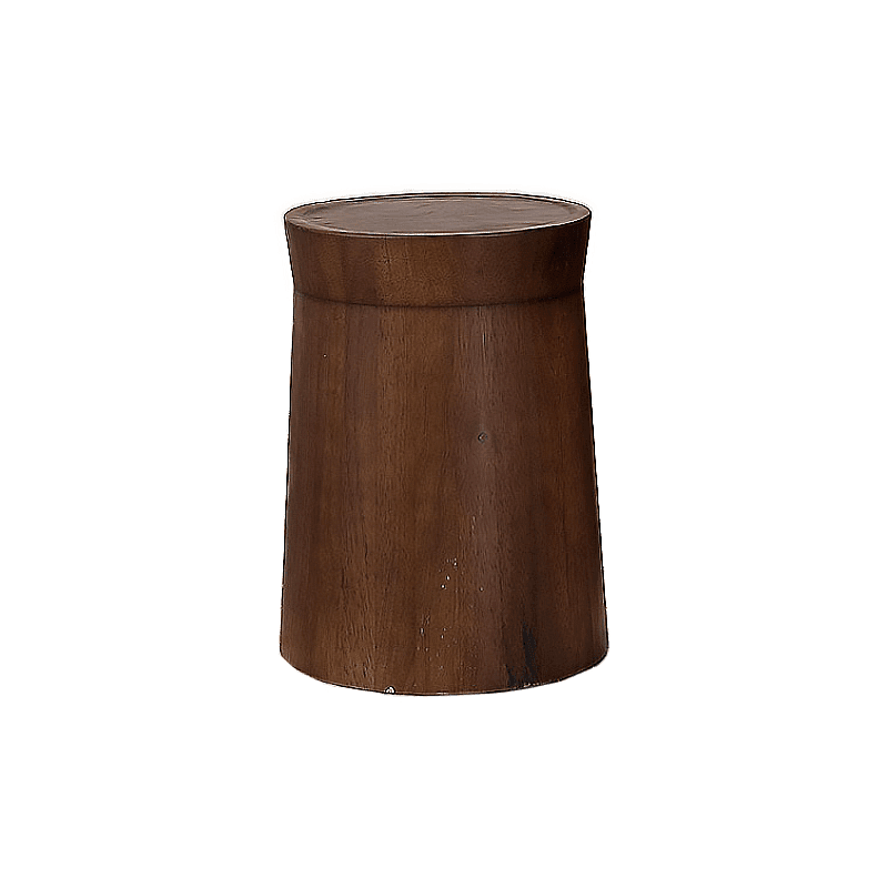 R16 Round Wooden Side Table, Oak - Miola