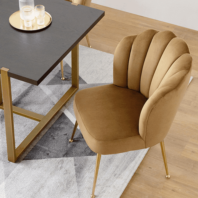 R3 Shell Dining Chair, Velvet - Miola