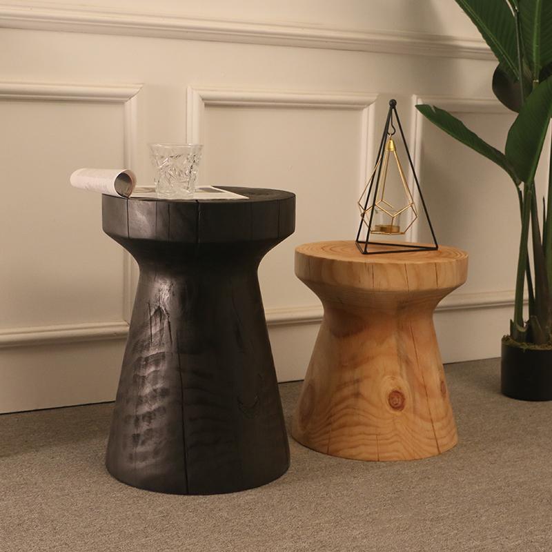 R35 Side Table, Solid Wood, Oak - Miola