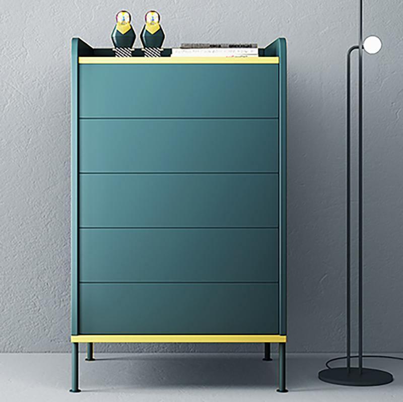 Gordon Chests Of Drawers, Blue - Miola