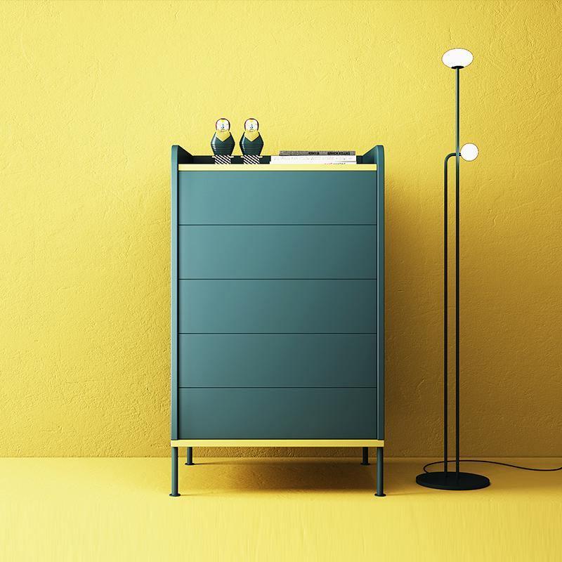 Gordon Chests Of Drawers, Blue - Miola