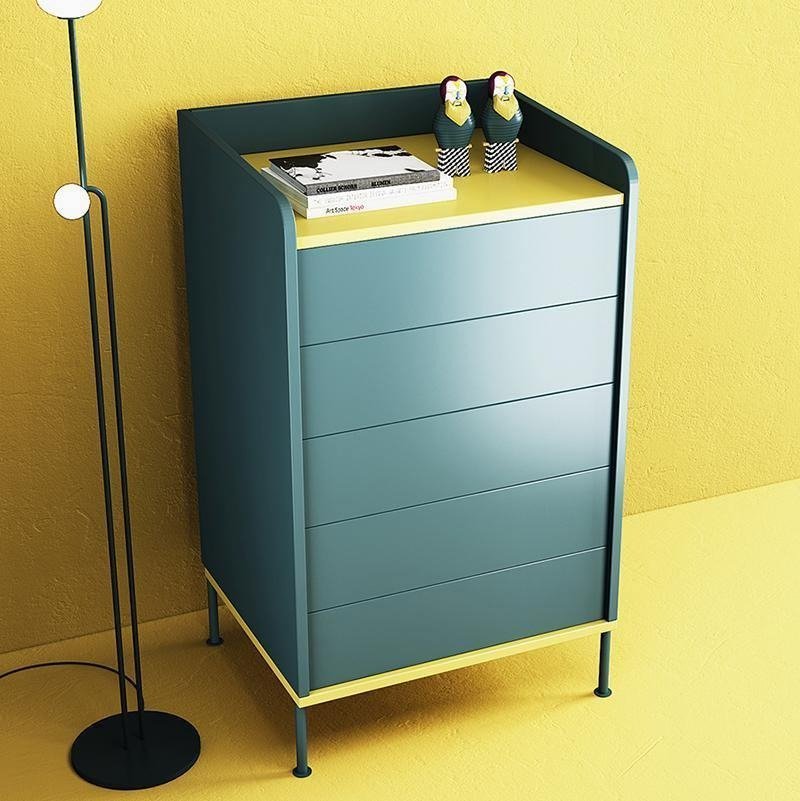 Gordon Chests Of Drawers, Blue - Miola