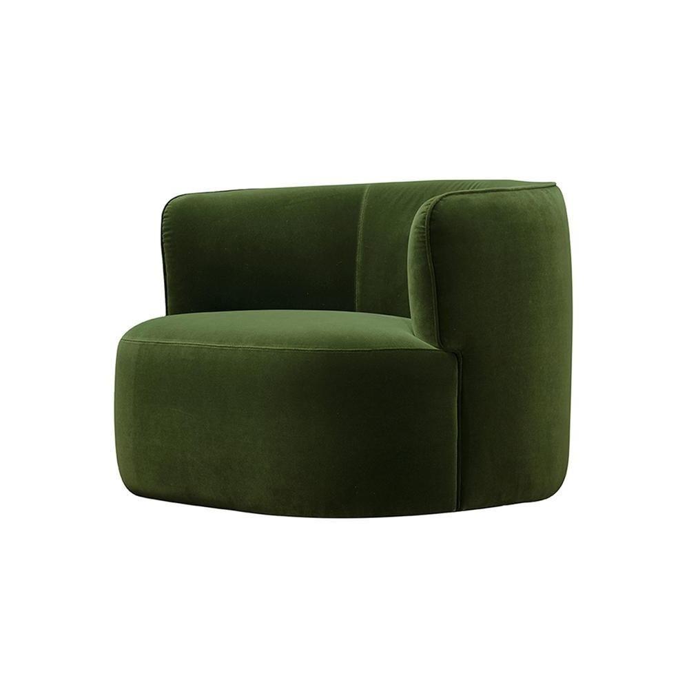 Ritz Armchair, Green Velvet - Miola