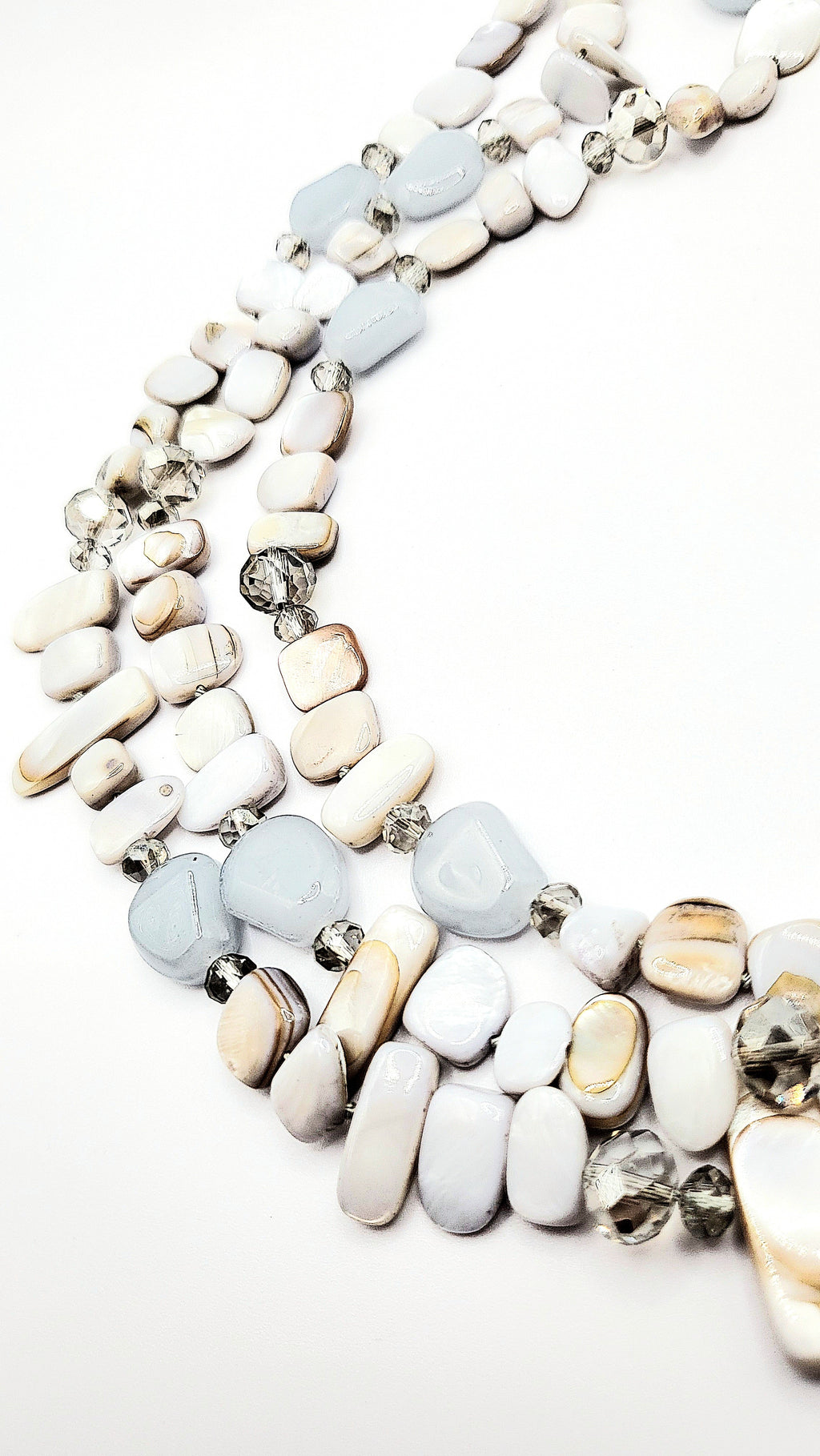 Resin Boho Layered Long Beaded Necklace