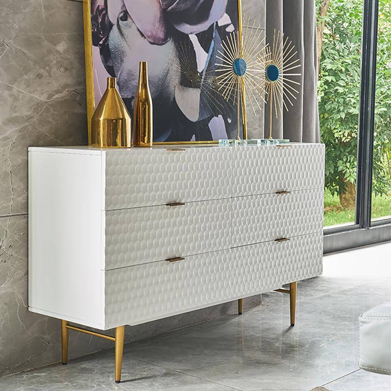 Rutland Sideboard, Gold & White - Miola