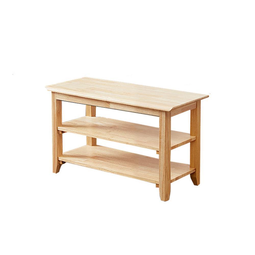 S1412 Shoe Storage Bench, Oak - Miola