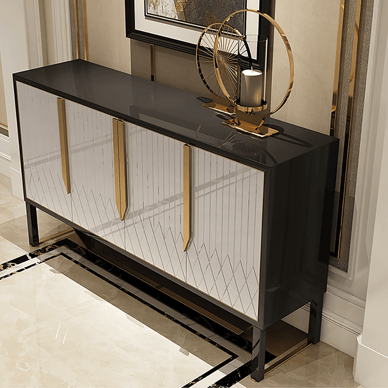S912 Sideboard, Khaki & Gold - Miola
