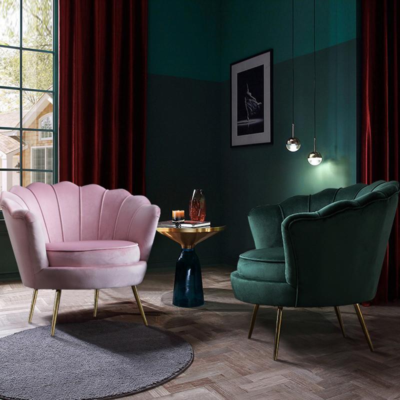 Shell Armchair, Velvet - Miola