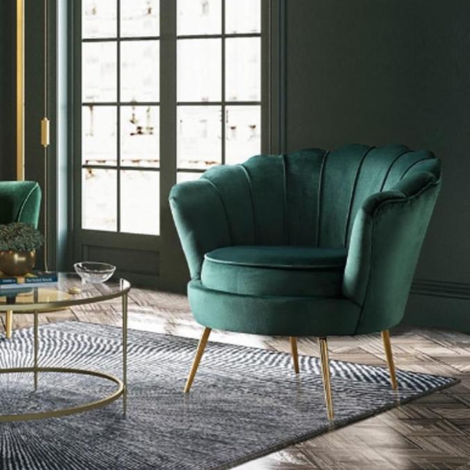 Shell Armchair, Velvet - Miola