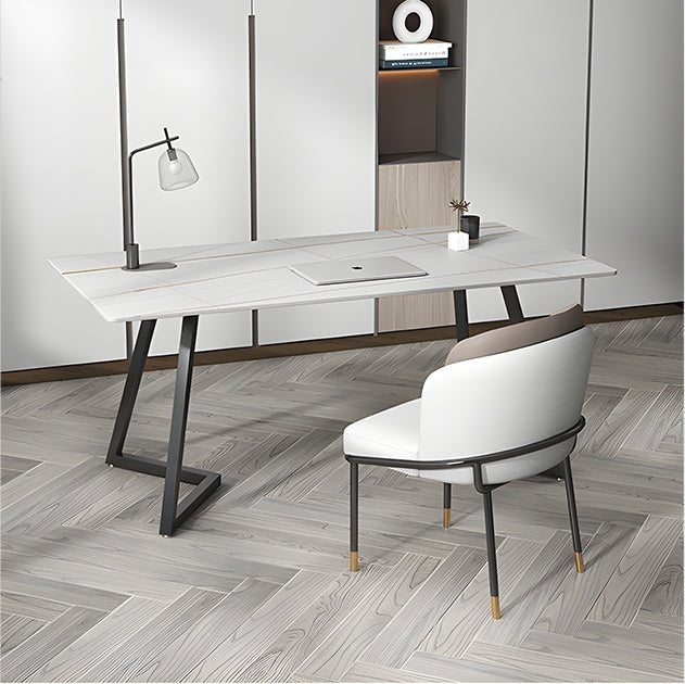 Sierra Office Desk, Sintered Stone - Miola