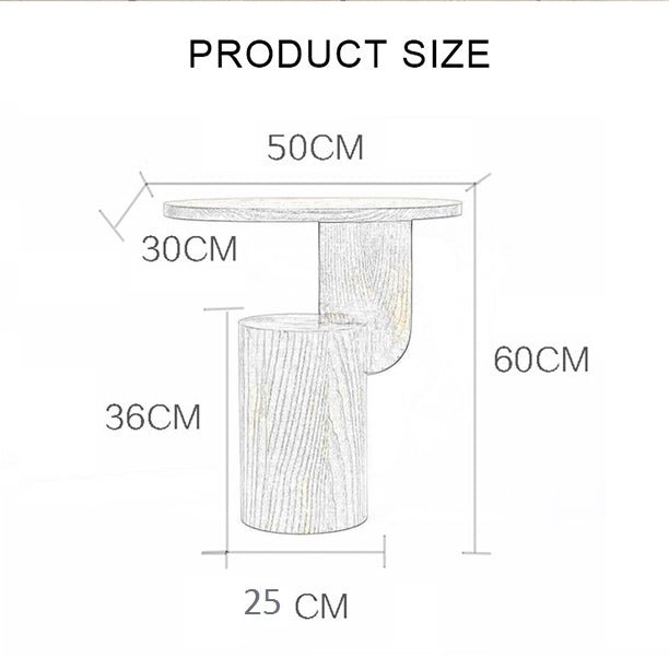 Ivar Side Table, Black - Miola