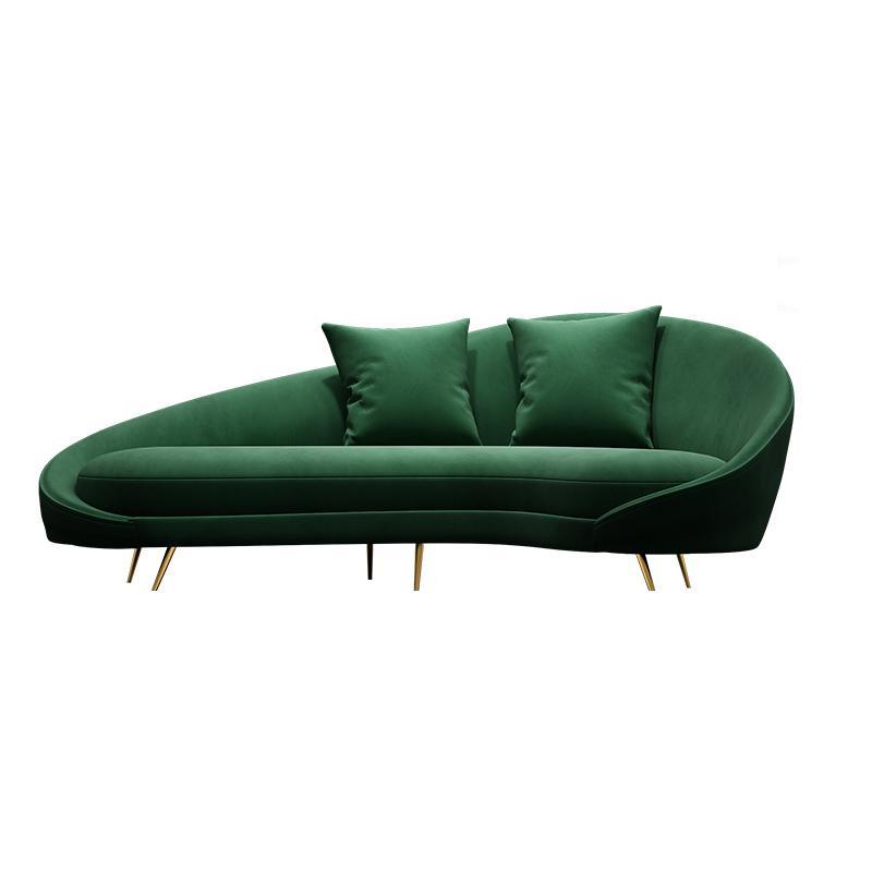Slender Modern Armchair, Velvet - Miola