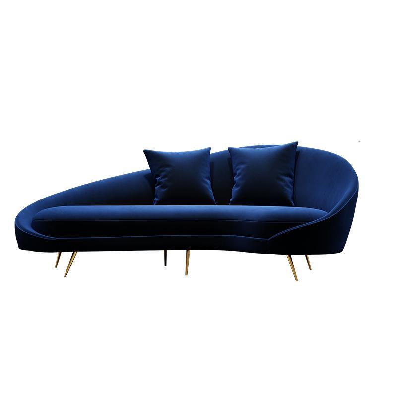 Slender Modern Armchair, Velvet - Miola