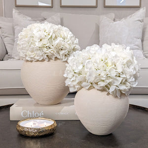 Stone Ceramic Neutral Vase