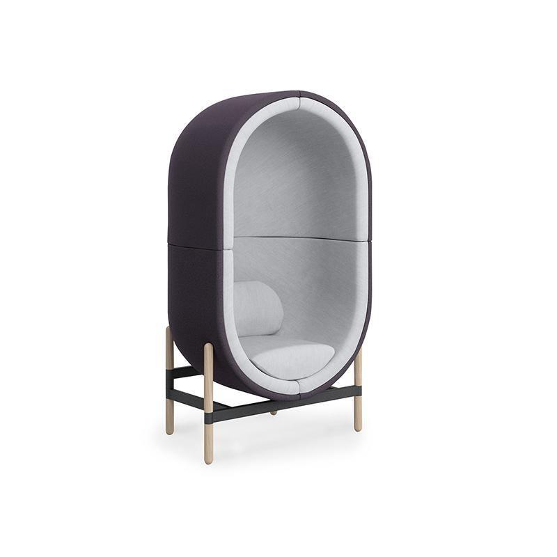 Space Egg Shape Two Seater Sofa, Single Seater - Miola