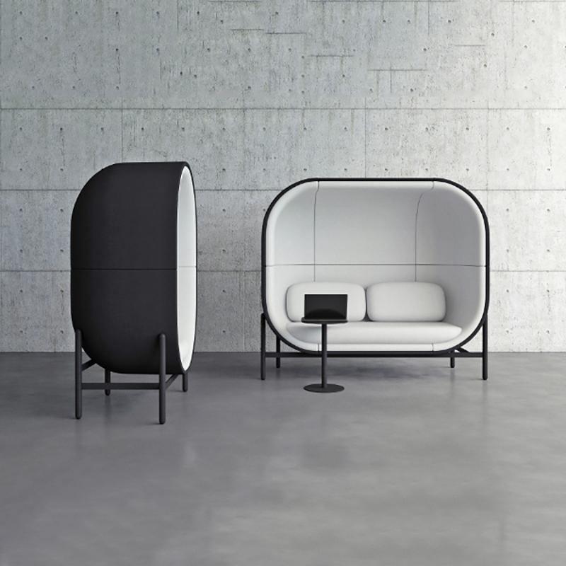 Space Egg Shape Two Seater Sofa, Single Seater - Miola
