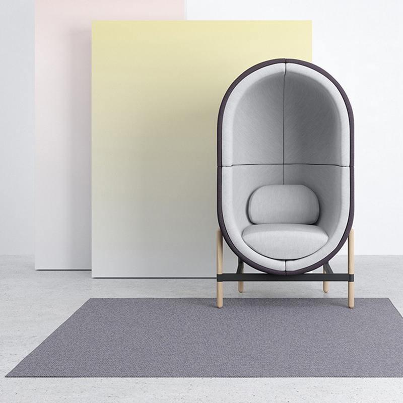 Space Egg Shape Two Seater Sofa, Single Seater - Miola