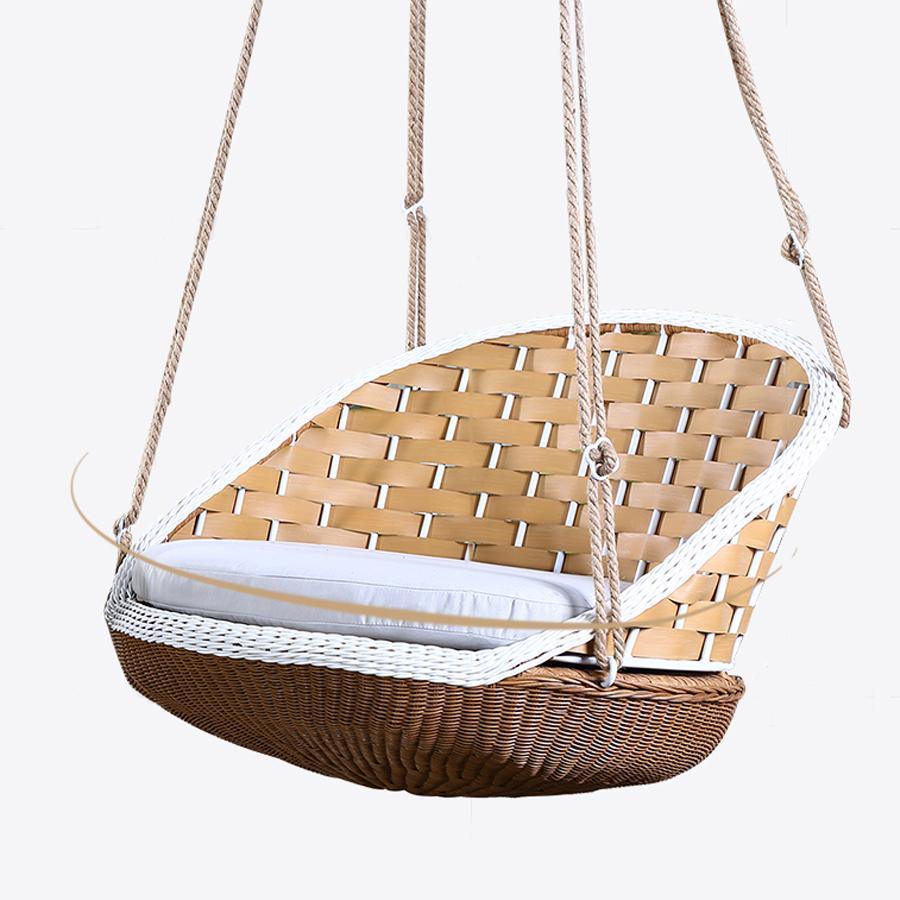 SU121 Swing Hanging Armchair, Outdoor Furniture, Rattan - Miola