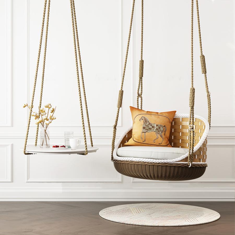 SU121 Swing Hanging Armchair, Outdoor Furniture, Rattan - Miola