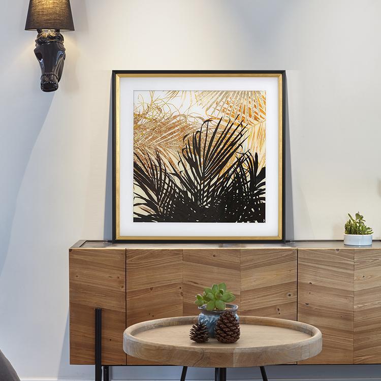 Sunset Framed Wall Art Print 60*60cm - Miola