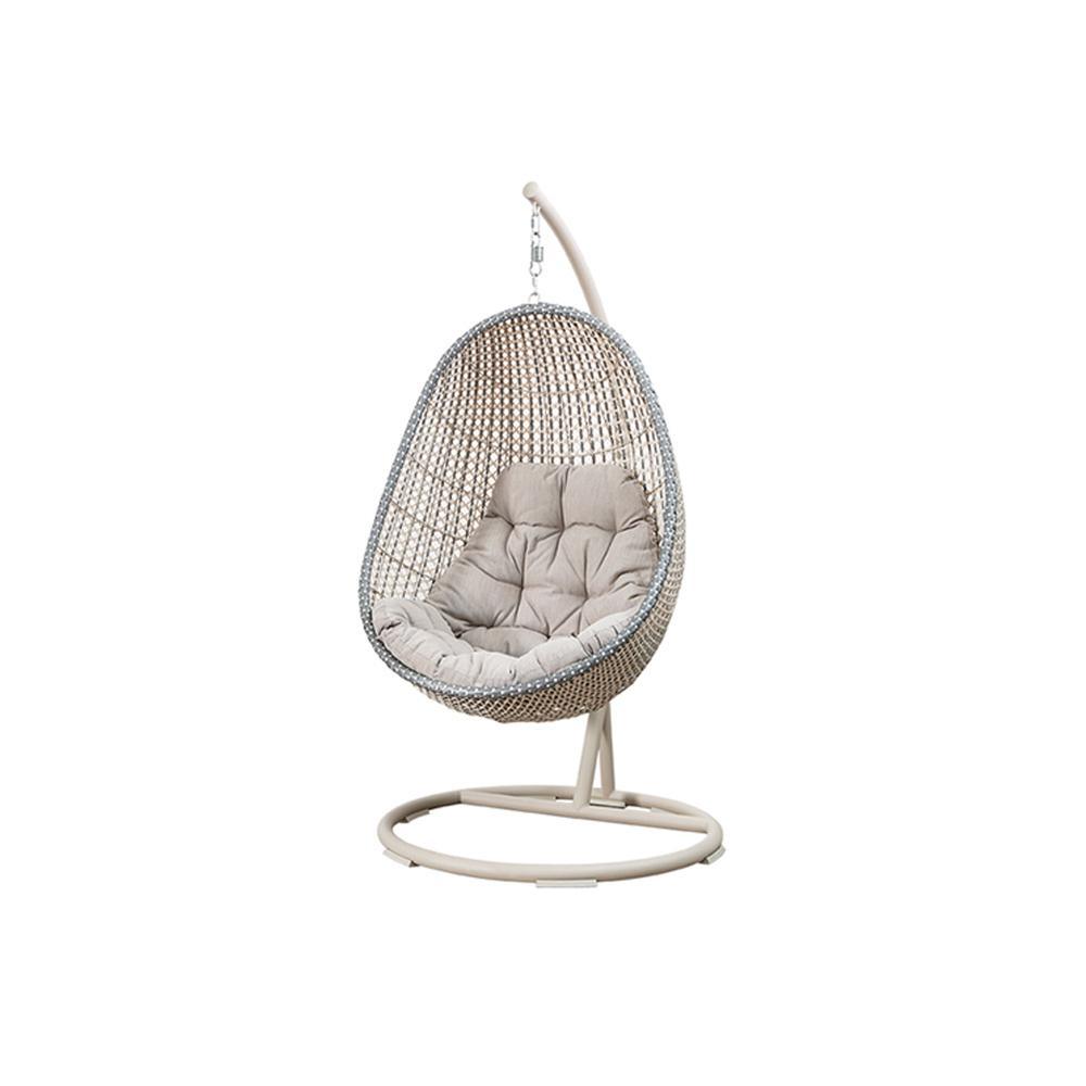Sutton Garden Rattan Hanging Egg Chair with Stand, Indoor/ Outdoor Furniture - Miola