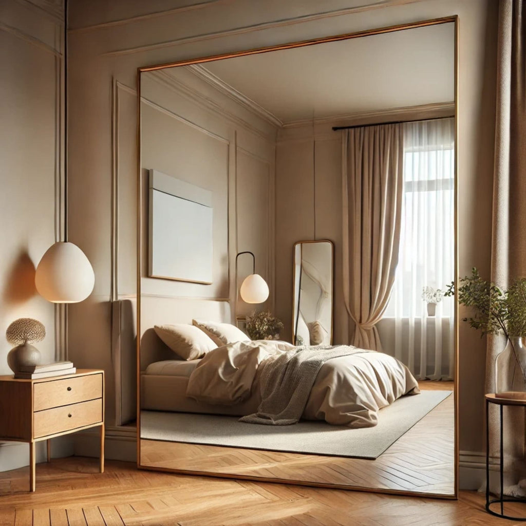 Gold Rectangle Mirror