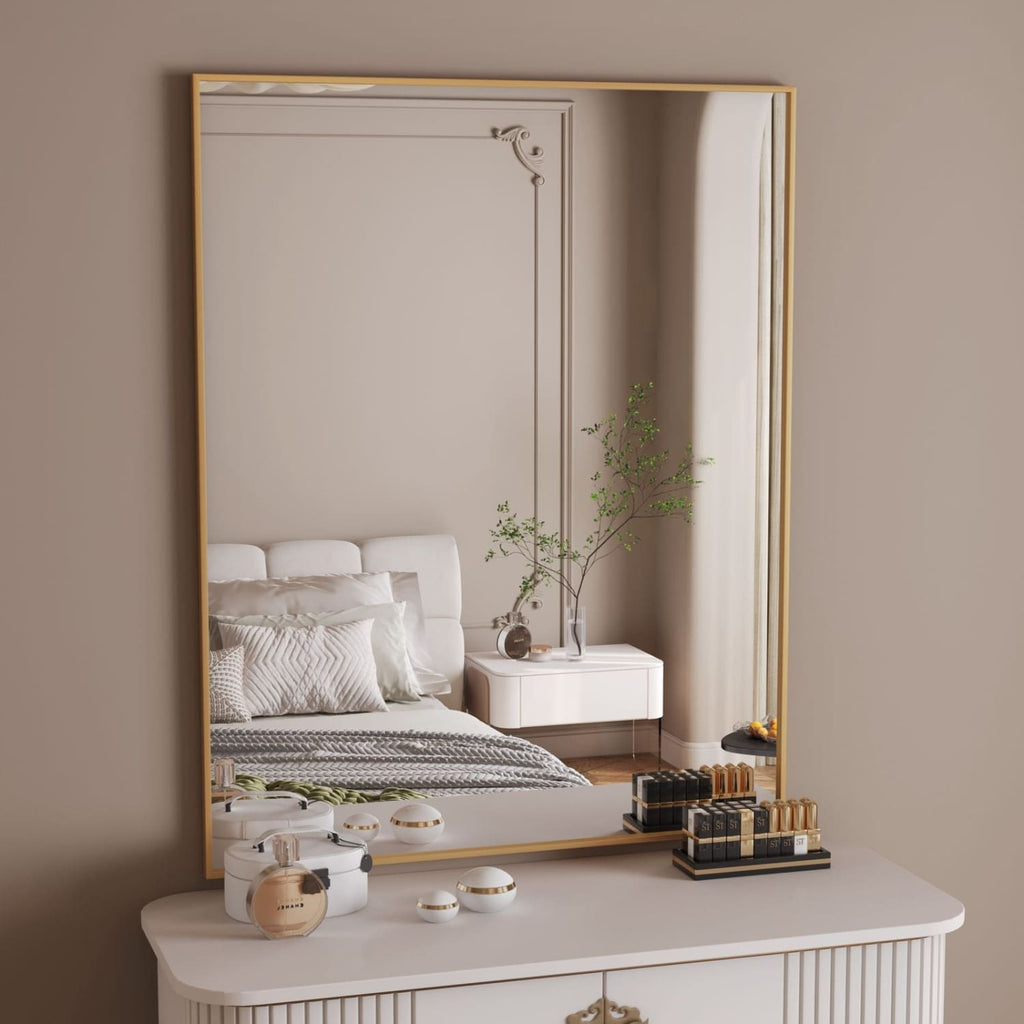 Gold Rectangle Mirror