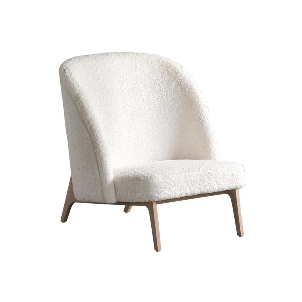 Teddy Armchair, White - Miola