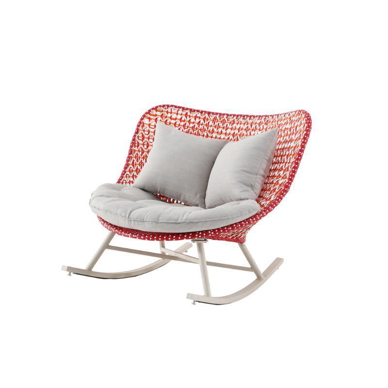 Temescal Rattan Garden Rocking Chair, Indoor/ Outdoor Furniture - Miola