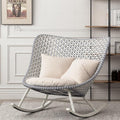 Temescal Rattan Garden Rocking Chair, Indoor/ Outdoor Furniture - Miola