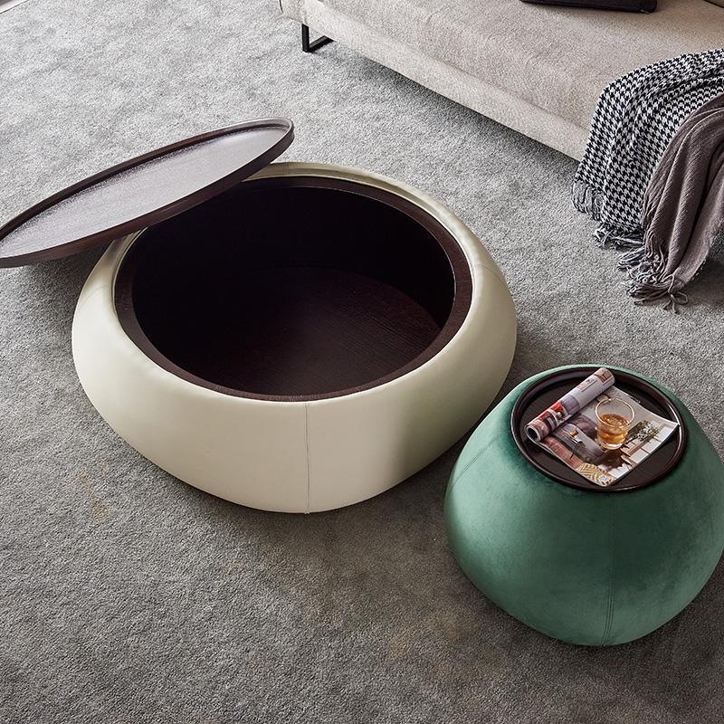 TG24 Coffee Table Set, Cream & Green - Miola