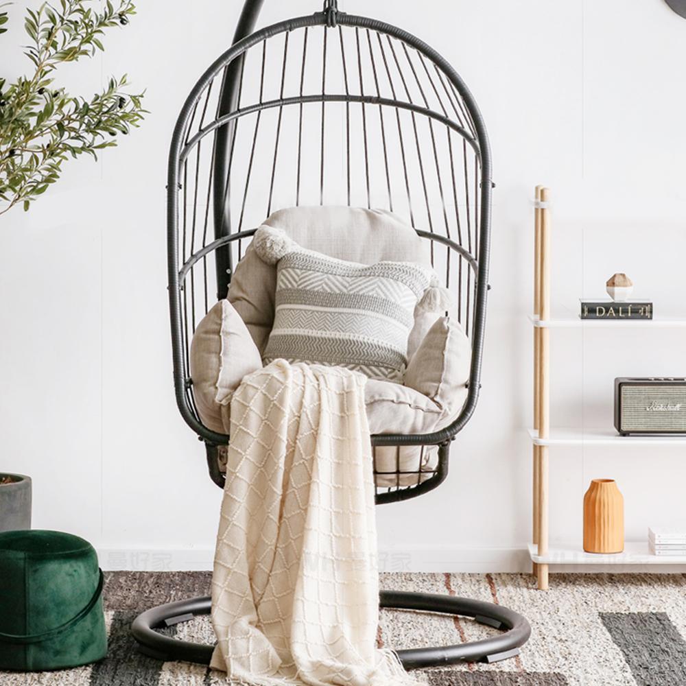 The CAGE Rattan Hanging Chair, Indoor/ Outdoor Furniture - Miola