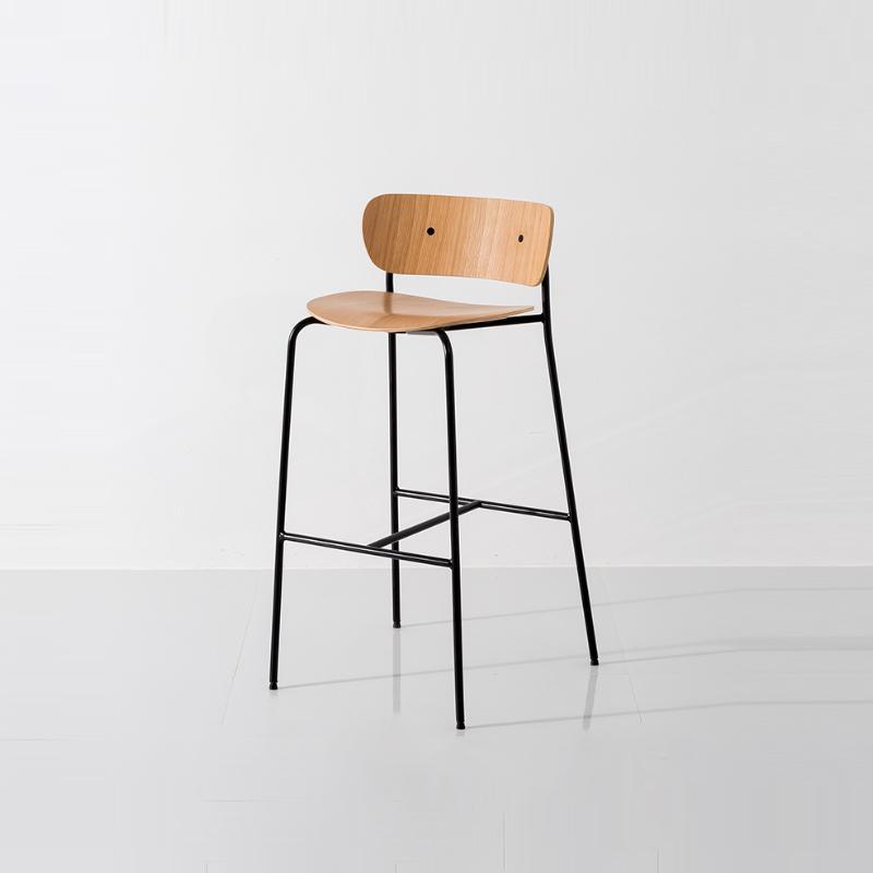 Thelma Bar Stool, Oak - Miola