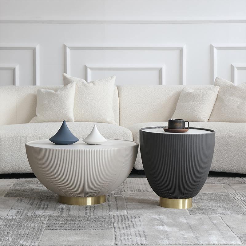 Theo Coffee Table Set, Black And White - Miola