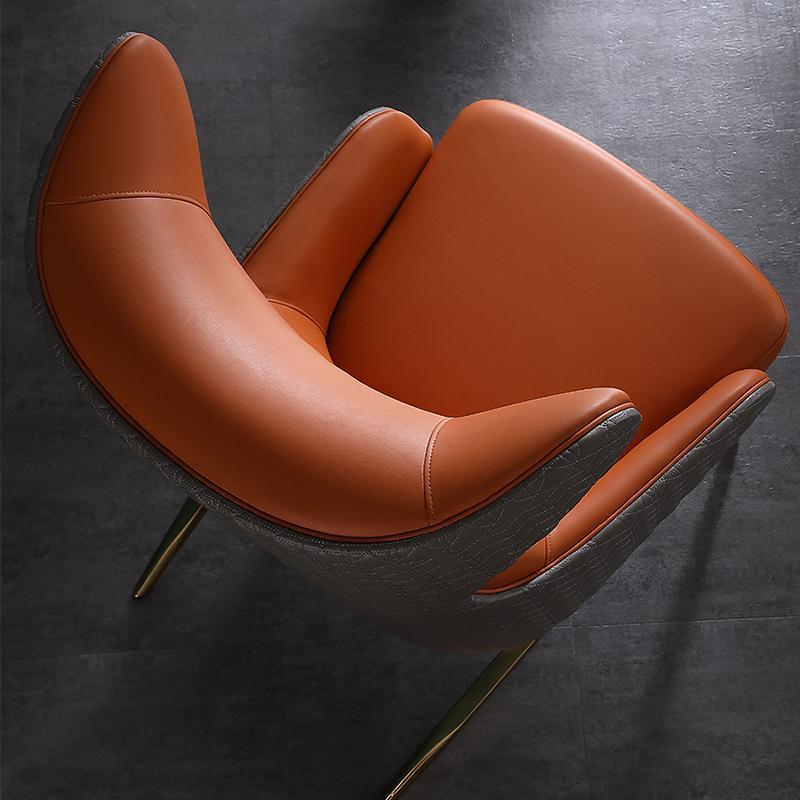 Tige Accent Armchair, Leather - Miola