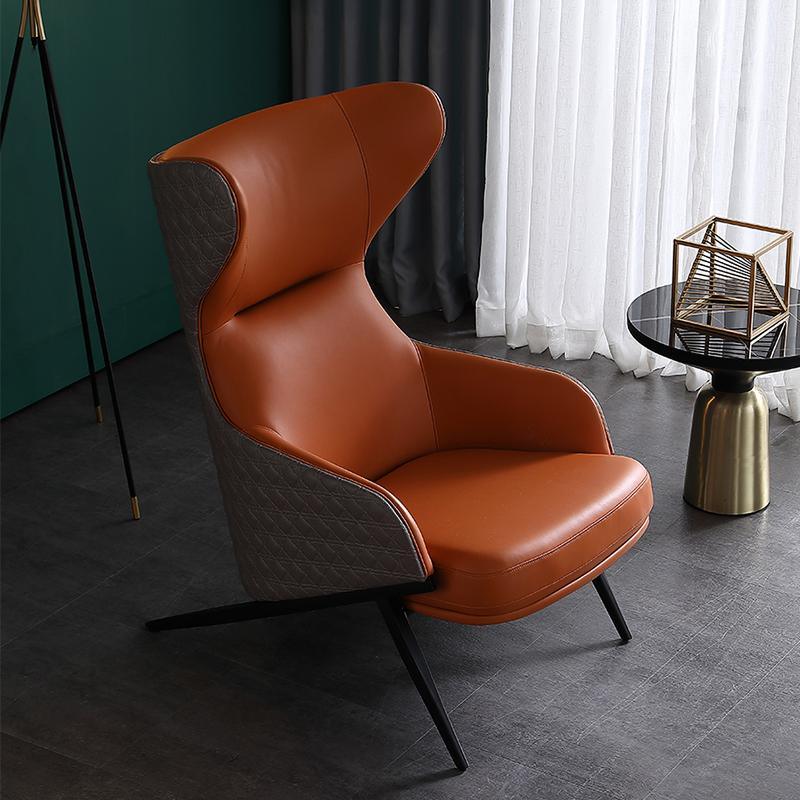 Tige Accent Armchair, Leather - Miola