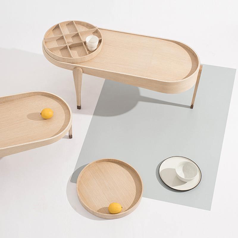 Timblin Nesting Coffee Table Set, Ash - Miola