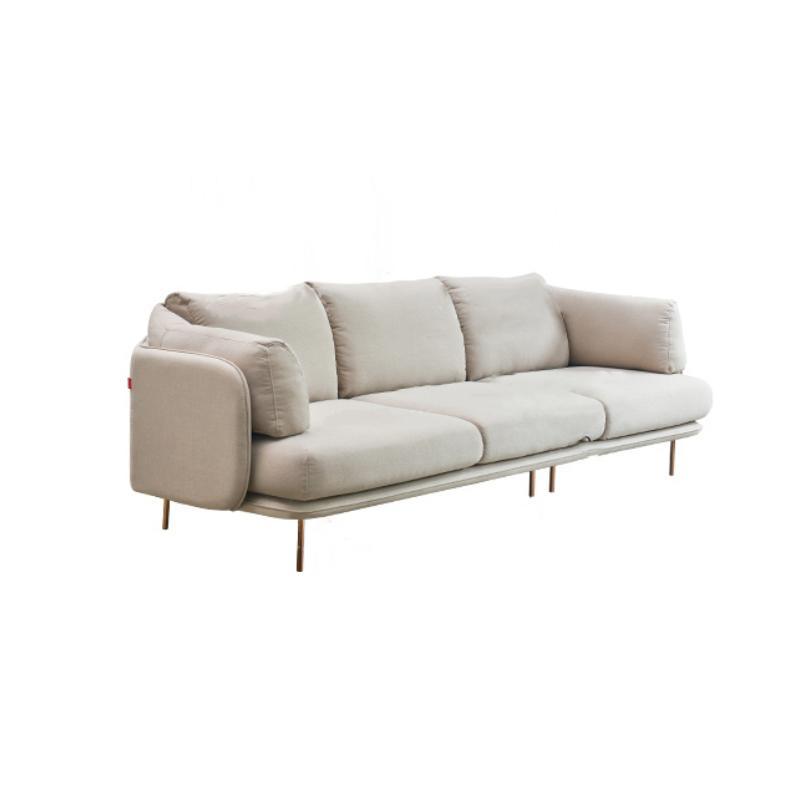 U182 Two Seater, Three Seater, Modular Sofa, Off - White Cotton Linen - Miola