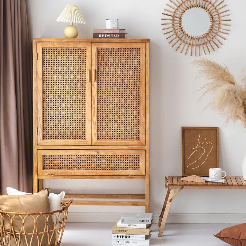 Uno G9 Rattan Sideboard, Bookcase, Wardrobe - Miola
