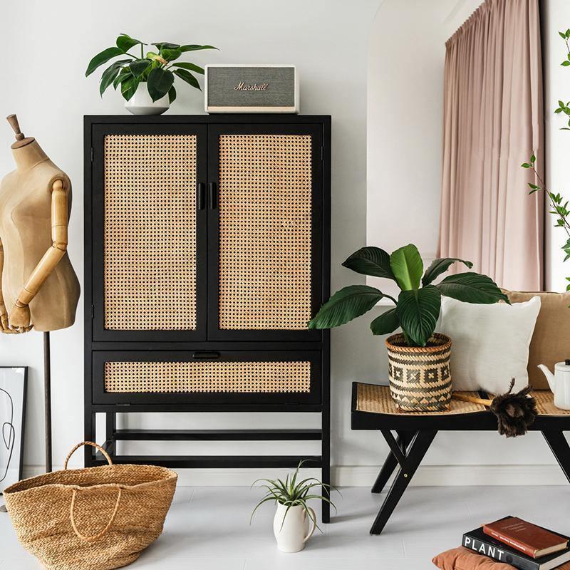 Uno G9 Rattan Sideboard, Bookcase, Wardrobe - Miola