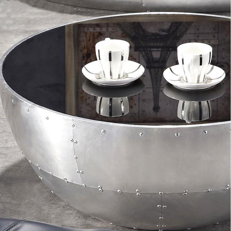 V2 Aviator Round Coffee Table - Miola