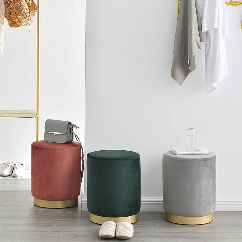Valeria Footstool, Velvet - Miola