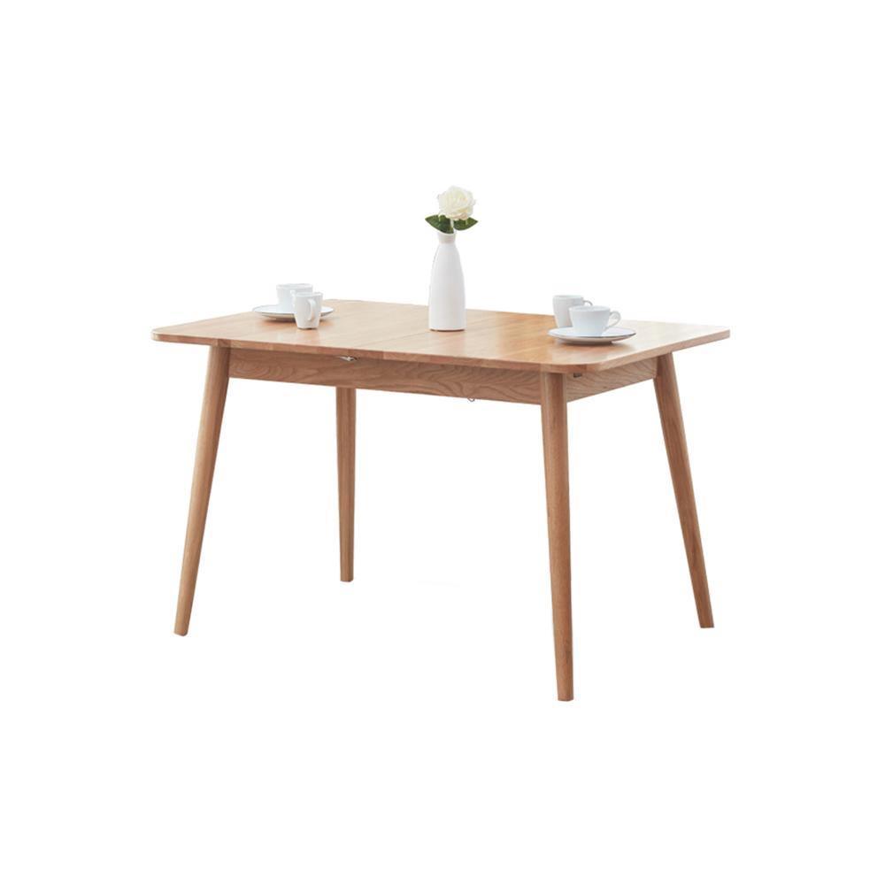Delicia Extendable Dining Table, Ash - Miola