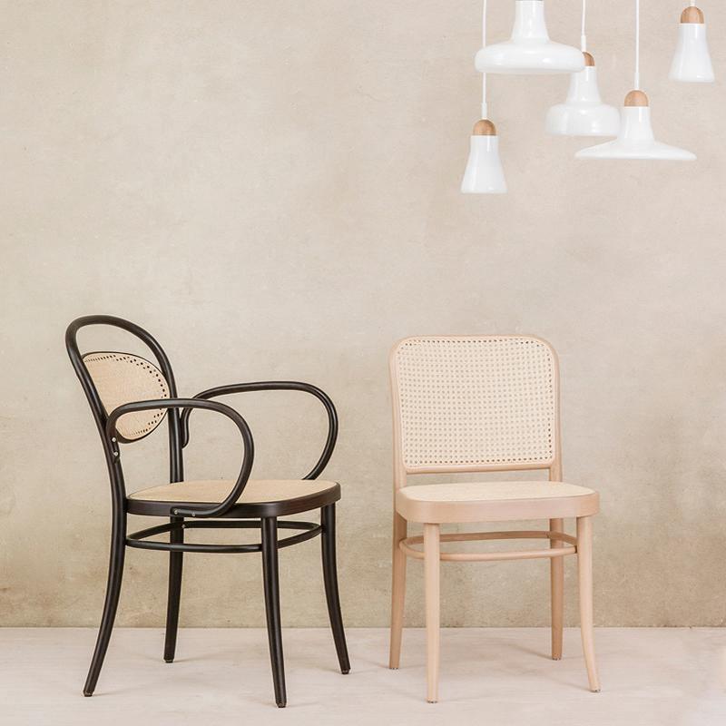 Vanesa Rattan Dining Chair, Oak - Miola