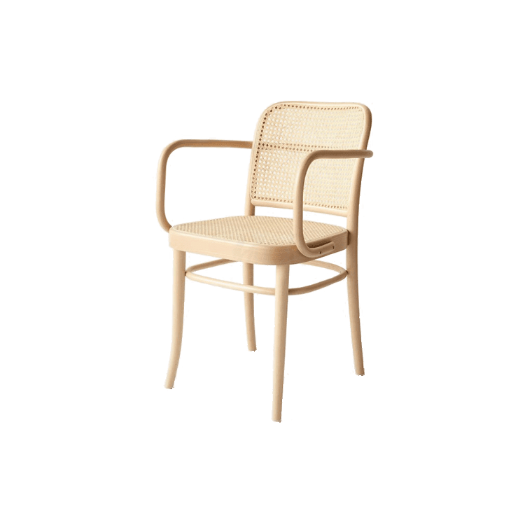 Vanesa Rattan Dining Chair, Oak - Miola