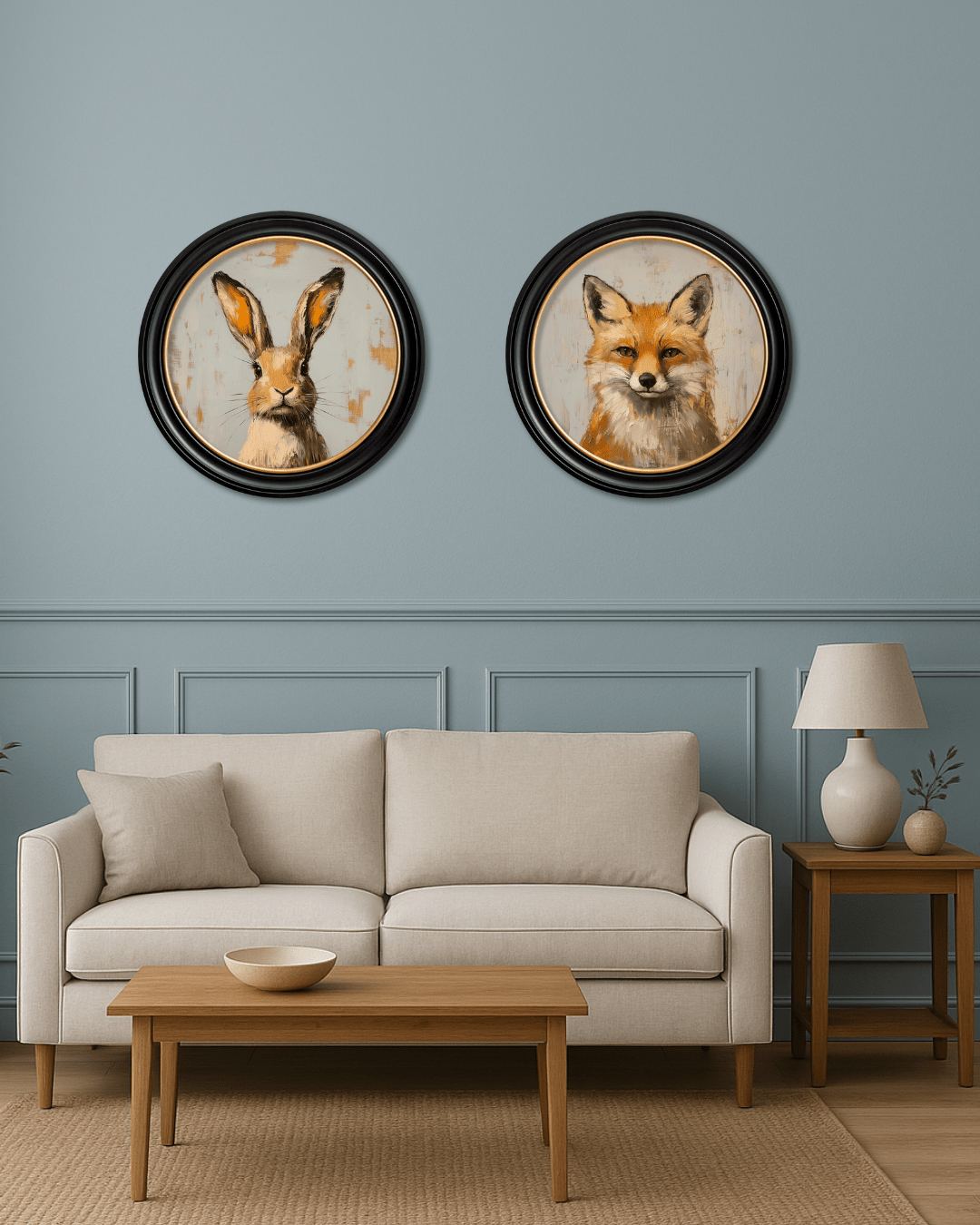 The Fox & the Hare Round - Miola