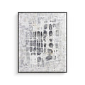 Web Framed Wall Art Print 60*80cm - Miola